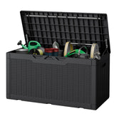 Homall 100 Gallon Outdoor Box Deck Plastic Resin Storage Box