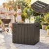 Homall 31 Gallon Outdoor Deck Box In Resin with Seat