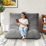 Homall Adult Giant Togo Bean Bag Chair 3-in-1 Boneless Floor Lounge Bean Bag Chair with Corduroy Cover for Bedroom
