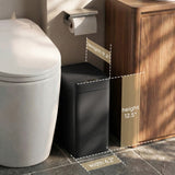 Homall 2 Pack 2.6 Gal Bathroom Trash Can with Lid, Slim Motion Sensor Waterproof Plastic Trash Bins, Touchless Smart Bin, Suitable for Multiple Settings