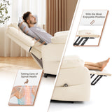 Homall Power Lift Recliner Chair Elderly Recliner Couch Ergonomic Power Lift Leather Couch