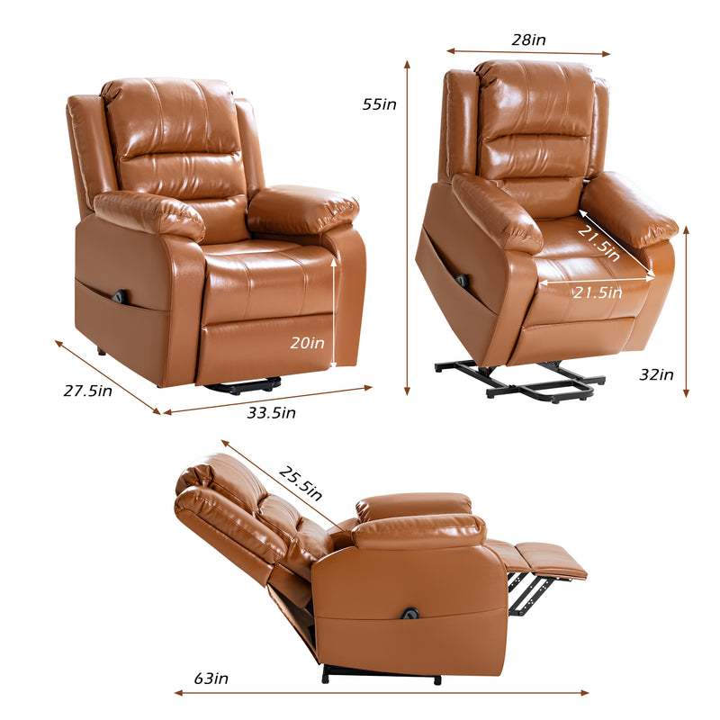 Homall Power Lift Recliner Chair Elderly Recliner Couch Ergonomic Power Lift Leather Couch