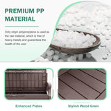 Homall 80 Gallon Plastic Storage Bench Made Of Durable Weatherproof Resin And Deck-Box Organized Storage Compartment For Outdoor Patios And Lawns