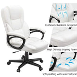 Homall Faux Leather High-Back Executive Office Chair with Lumbar Support