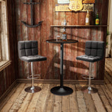 Homall Barstool Height Adjustable Swivel Bar Stools, Set of 2