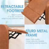 Homall Recliner Chair Padded Seat Pu Leather for Living Room Single Sofa Recliner Modern Recliner Seat Club Chair Home Theater Seating