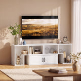 Homall Modular TV Stand, Adjustable Entertainment Center Up to 76 Inches with Storage Cabinet, Stackable Media Console for Living Room, Bedroom and Small Spaces