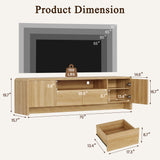 Homall 70'' TV Stand for TVs Up to 75'', Modern Entertainment Center with 2 Drawers, Storage Cabinets, Large TV Console for Living Room