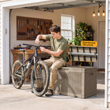 Homall 100 Gallon Outdoor Box Deck Plastic Resin Storage Box
