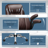 Homall Faux Leather Office Chair Adjustable Height Desk Chair Ergonomic Chair