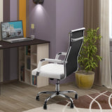 Homall Mid-Back Faux Leather Office Desk Chair Executive Conference Task Chair with Arms