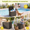 Homall 31 Gallon Outdoor Deck Box In Resin with Seat