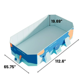 Homall Foldable Swimming Pool Outdoor Inflatable-free Pools Summer Portable Above Ground Pool Kiddie Pool Adults Kids Family Pet Dog Play Pool for Backyard Garden