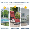 Lacoo Zero Gravity Chair Patio Outdoor Foldable Lawn Lounge Chair Reclining Chair with Adjustable Pillow Pack of 2