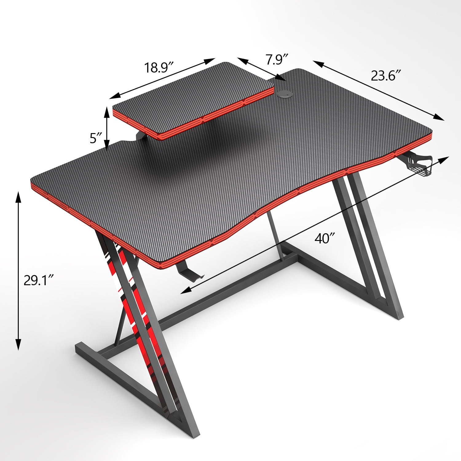 Homall Gaming Desk PC Computer Table Racing Style Home Office Desk Z S ...
