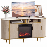 Homall Fireplace TV Stand for TVs up to 70 Inch, Modern Electric Fireplace TV Console, Media Entertainment Center with Storage Cabinets for Living Room