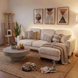 Homall Cloud Modular Sectional Sofa 3 Seat L-Shaped Cloud Oversized Sofa Couch for Living Room, Apartment and Small Space