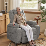 Homall Power Lift Recliner Chair Massage Designed Leathaire Fabric Single Sofa Specifically for Nursing
