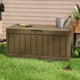Homall 82 Gallon Outdoor Storage in Resin Deck Box