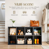 https://www.walmart.com/ip/Homall-Footless-double-layered-standing-bookshelf-with-eight-compartments-for-storage-suitable-for-living-rooms-offices-and-study-rooms-black/15745752381
