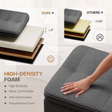 Homall 47.2" Linen Storage Ottoman Bench, 340LBS, Slow-Close Hinge, High Density Foam