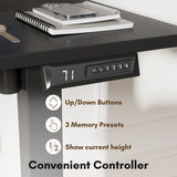Homall Standing Desk Adjustable Height Stand Up Desk Height Adjustable Office Desk with High Memory Function