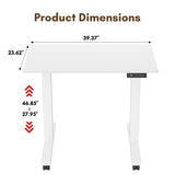 Homall Standing Desk Adjustable Height Stand Up Desk Height Adjustable Office Desk with High Memory Function