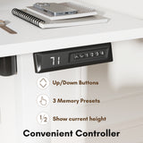 Homall Standing Desk Adjustable Height Stand Up Desk Height Adjustable Office Desk with High Memory Function