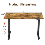 Homall Standing Desk Adjustable Height Stand Up Desk Height Adjustable Office Desk with High Memory Function