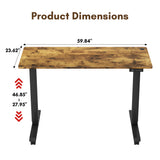 Homall Standing Desk Adjustable Height Stand Up Desk Height Adjustable Office Desk with High Memory Function