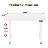Homall Standing Desk Adjustable Height Stand Up Desk Height Adjustable Office Desk with High Memory Function