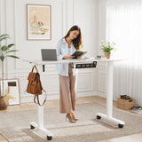 Homall Standing Desk Adjustable Height Stand Up Desk Height Adjustable Office Desk with High Memory Function