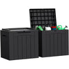 Homall 31 Gallon Outdoor Deck Box In Resin with Seat