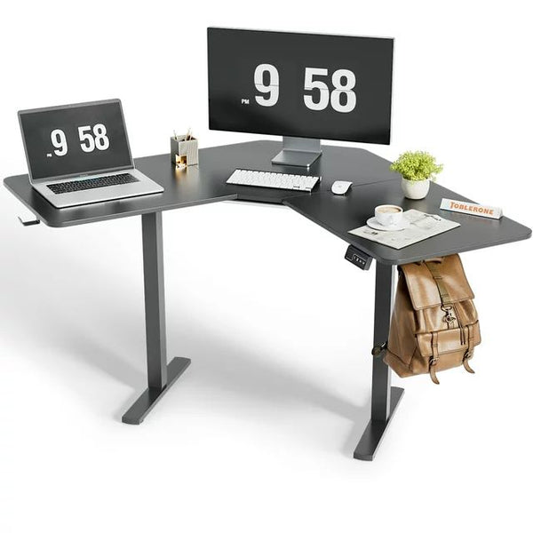 V shaped standing desk discount