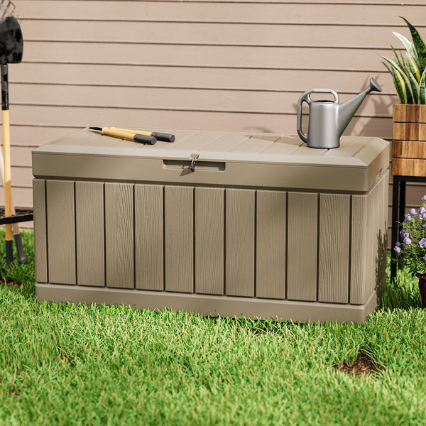 Homall 82 Gallon Outdoor Storage in Resin Deck Box Lockable Deck Box