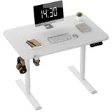 Homall Electric Height Adjustable Standing Desk, Large 55 inch Sit Stand up Desk, Home Office Computer Desk Memory Preset with T-Shaped Metal Bracket