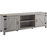 Homall Modern TV Stand with Double Barn Door