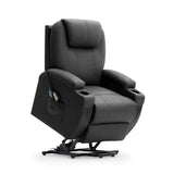 Homall Power Lift Recliner PU Leather Lift Assist Recliner for Elderly with Massage