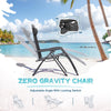 Homall Set of 2 Zero Gravity Chair Patio Reclining Chair with Adjustable Angle Foldable Lawn Lounge Chair