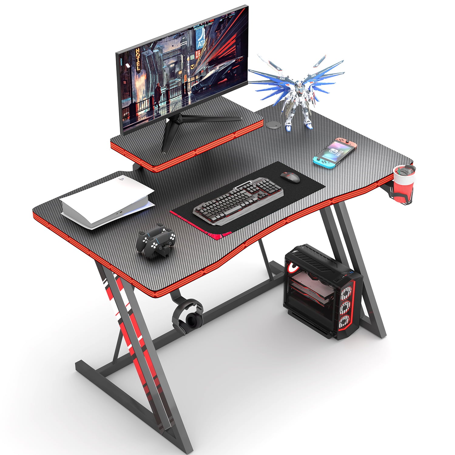Homall Gaming Desk PC Computer Table Racing Style Home Office Desk Z S ...
