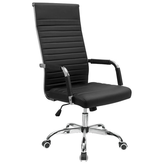 HOMALL High-Back Office Desk Chair Faux Leather Executive Chair with Lumbar Support