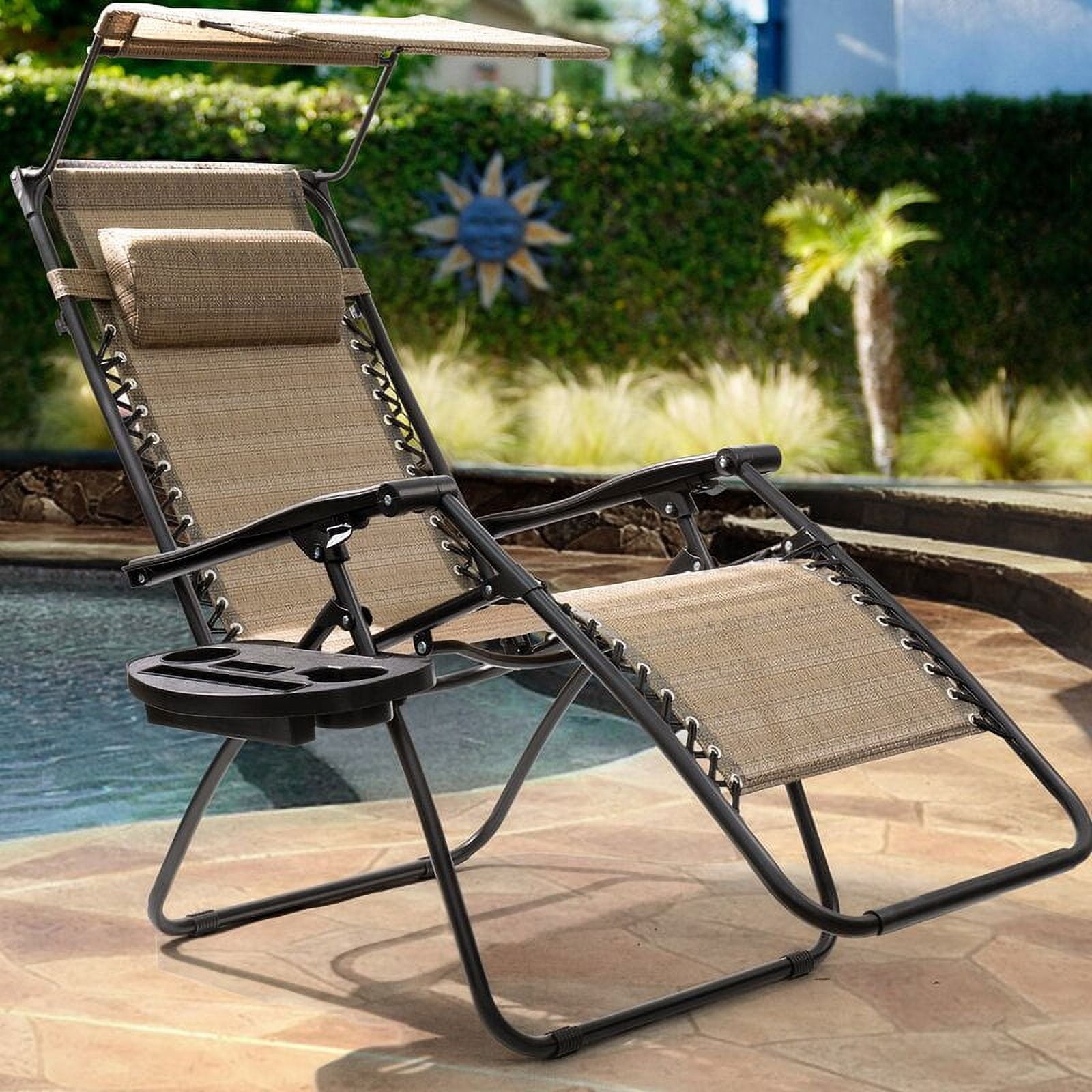 Lounge Chair Patio Recliner Outsunny Outdoor Recliner Chair With