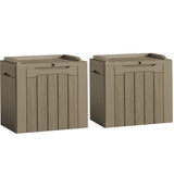 Homall 31 Gallon Outdoor Deck Box In Resin with Seat, Black