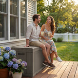 Homall 100 Gallon Outdoor Box Deck Plastic Resin Storage Box