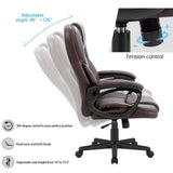 Homall Faux Leather High-Back Executive Office Chair with Lumbar Support