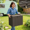 Homall 31 Gallon Outdoor Deck Box In Resin with Seat