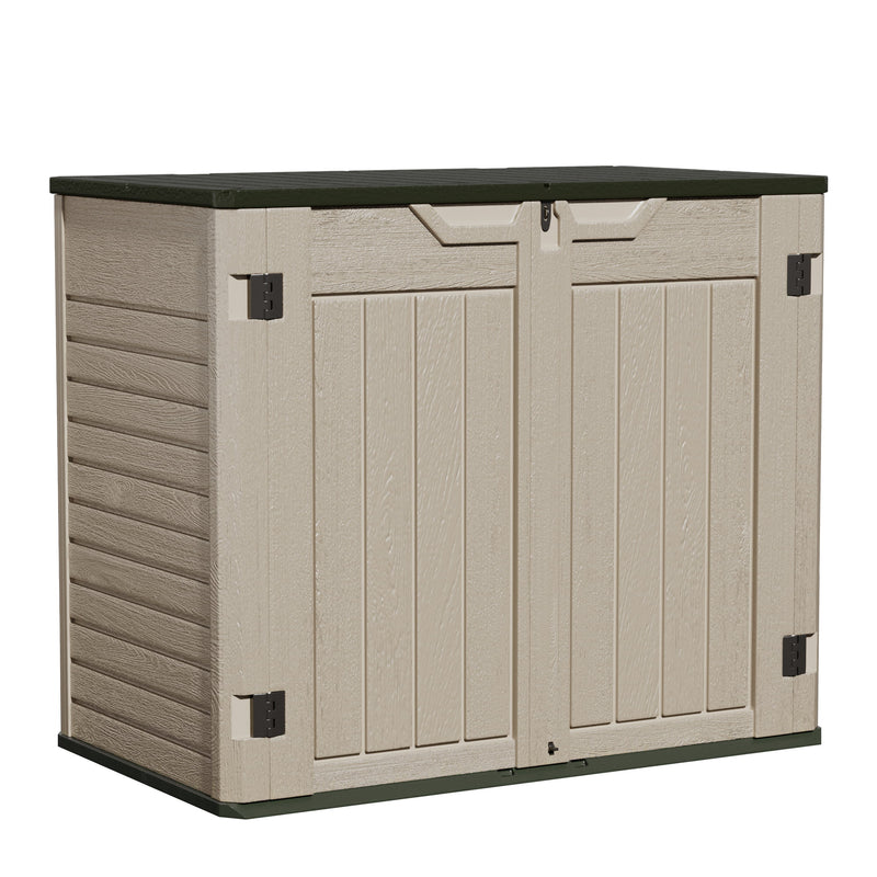 Homall 260 Gallon Outdoor Storage Deck Box HDPE Plastic Trash Cans