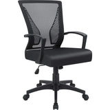 Homall Mid-Back Office Desk Chair Ergonomic Mesh Task Chair with Lumbar Support