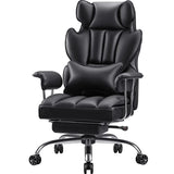 Homall Ergonomic Executive Office Desk Chair 500 lbs Capacity High Back with Footrest Lumbar Support Reclining Adjustable Height & Swivel Wheels