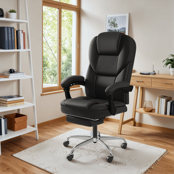 Homall Angle Height Adjustable Office Chair&nbsp;Reclining Computer Chair Ergonomic Executive Leather Chair Support 8 Hours Heavy Duty Design